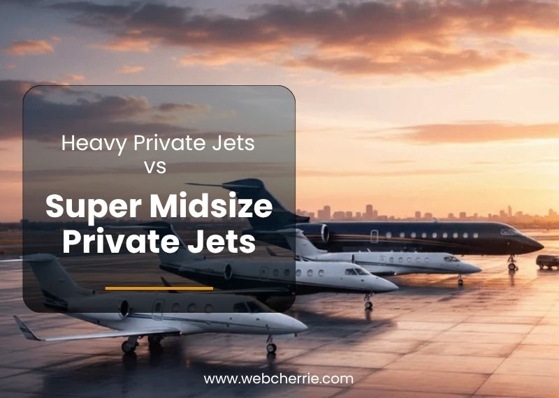 Heavy Private Jets vs Super Midsize Private Jets